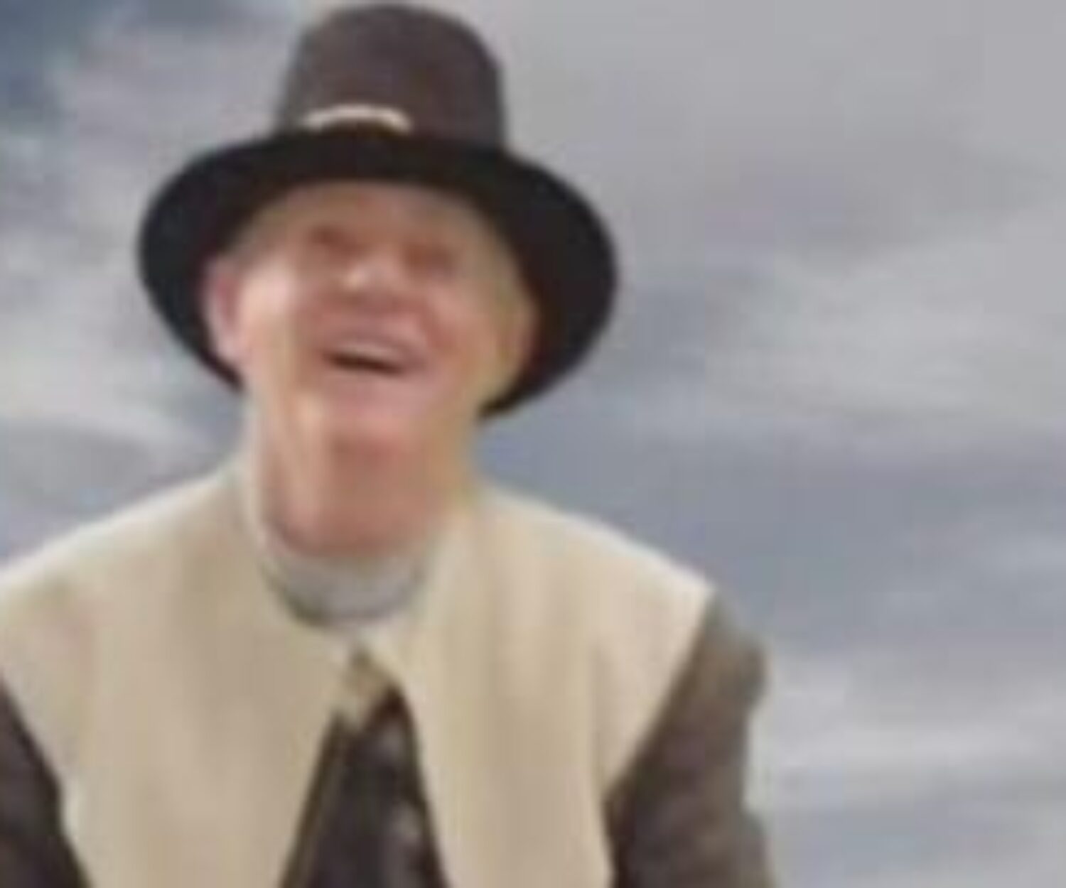 The head of a pilgrim