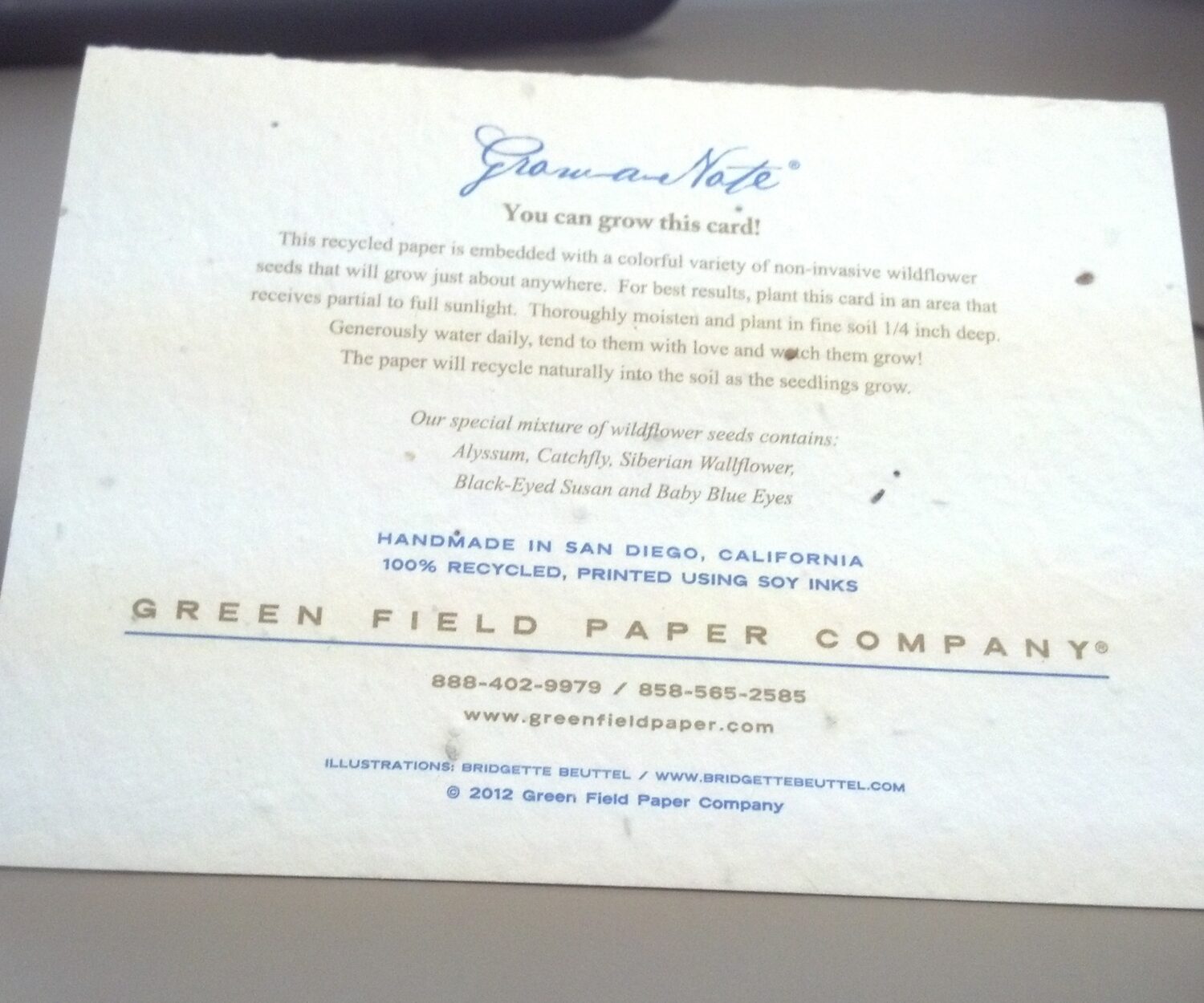 A card you can plant