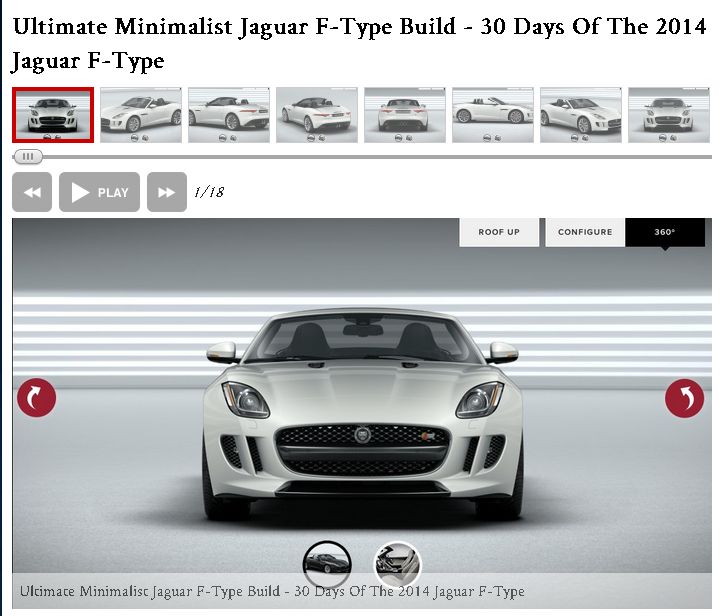Design you own 2014 Jaguar F-Type