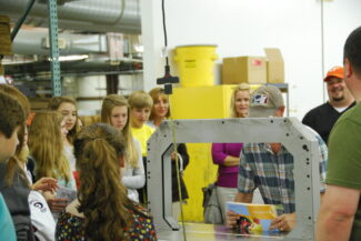 Crazy mail-wrap machine