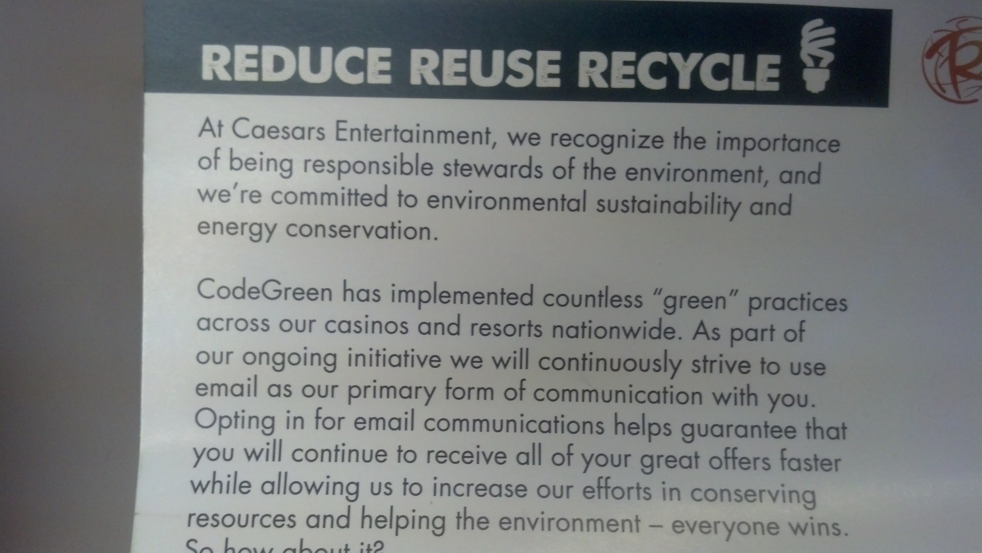 Total Reward's CodeGreen